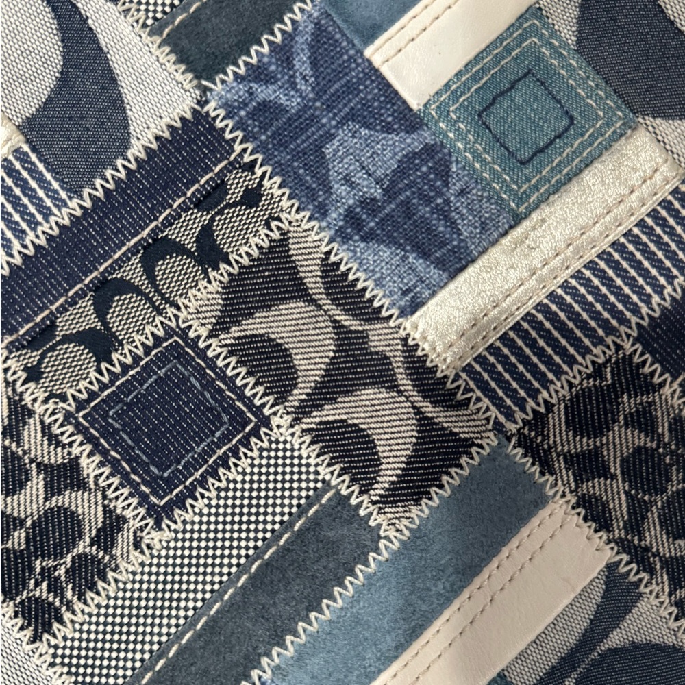 Coach Blue Patchwork Crossbody Bag